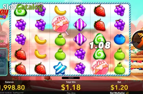 Win screen 2. Candy Bonanza (Nextspin) slot