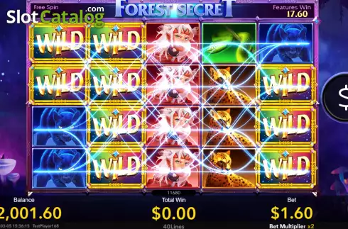 Free Spins screen 3. Forest Secret slot