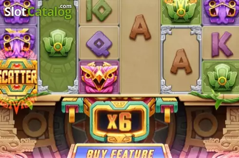 Win screen. Aztec Gold Treasure slot