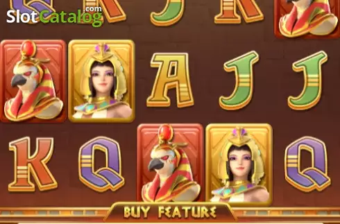 Game screen. Princess of Ra slot