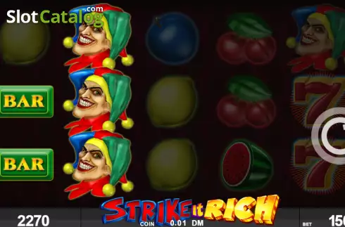 Schermo4. Strike it Rich slot