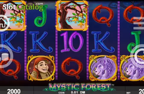 Reel screen. Mystic Forest (Spinthon) slot