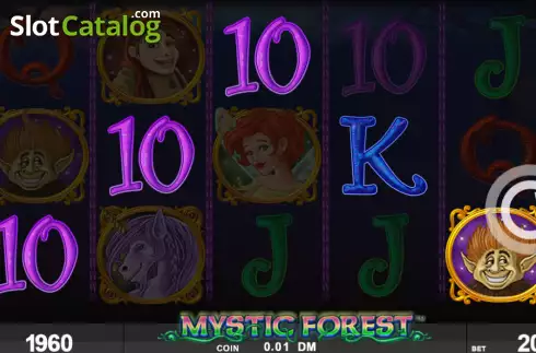 Win screen. Mystic Forest (Spinthon) slot