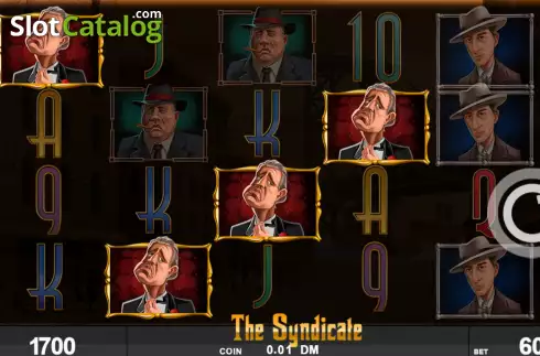 Win screen. The Syndicate slot