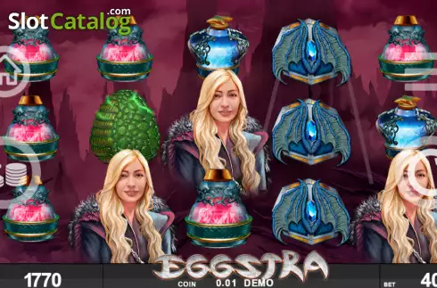 Win screen 2. Eggstra slot