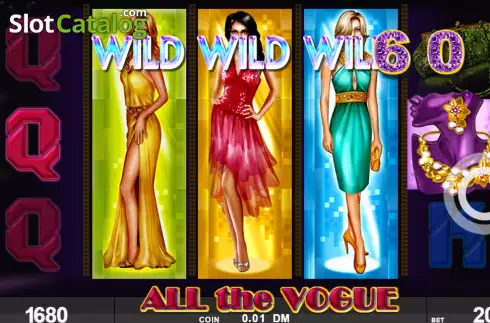 Win Screen 2. All the Vogue slot