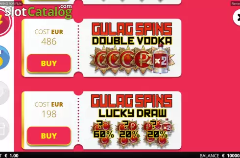 Buy Feature 3. Remember Gulag slot