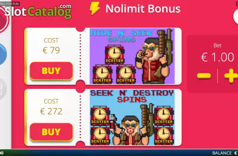 Bonus Buy 1. Space Donkey slot