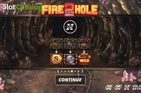 Start Screen. Fire in the Hole 2 slot