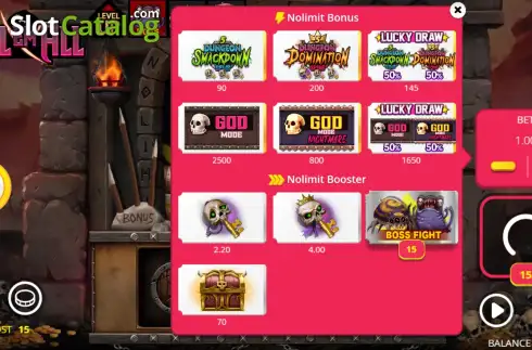 Win Screen. Kill Em All slot