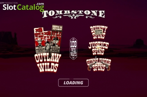 Start Screen. Tombstone slot