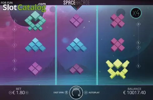 Mulinete. Space Arcade (Nolimitcity) slot