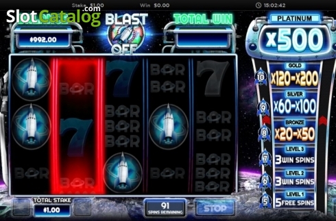 Bildschirm5. Blast Off slot