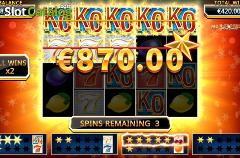 Free Spins 2. All Star Knockout Ultra Gamble slot