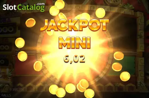 Mini Jackpot. Aztec Falls slot