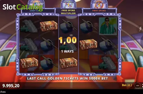 Win Screen 1. Ticket to Riches slot