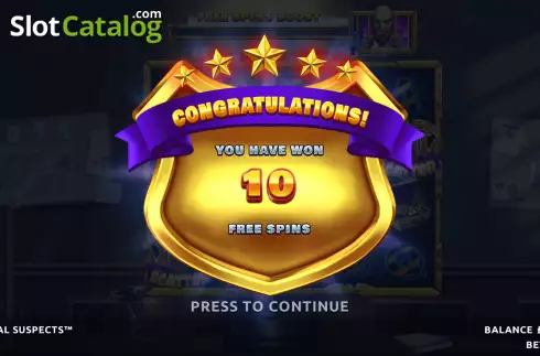 Free Spins 1. Unusual Suspects slot