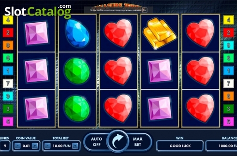 Bildschirm2. Treasure Jewels slot