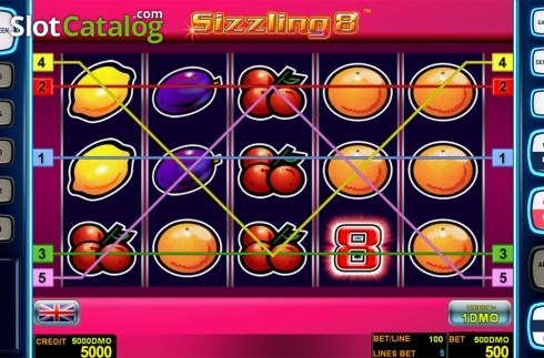 Скрин2. Sizzling 8 Deluxe слот