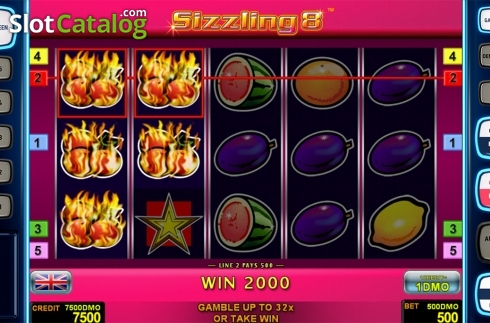 Скрин5. Sizzling 8 Deluxe слот