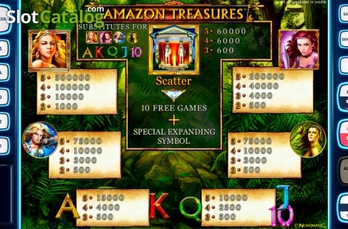 Bildschirm7. Amazon Treasures Deluxe slot