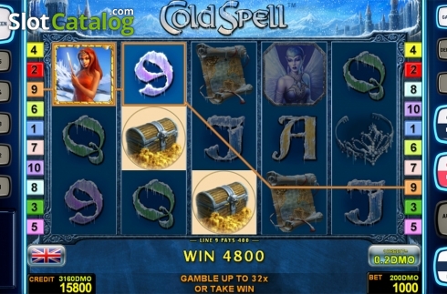 Game workflow . Cold Spell Deluxe slot
