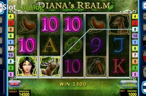 Game workflow 2. Dianas Realm Deluxe slot