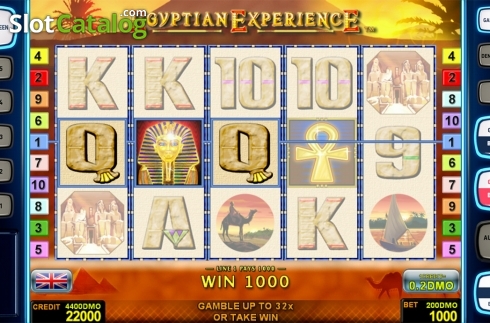 Skärmdump3. Egyptian Experience Deluxe slot