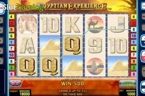 Écran5. Egyptian Experience Deluxe Machine à sous