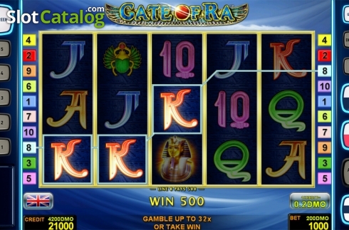 Game workflow . Gate Of Ra Deluxe slot