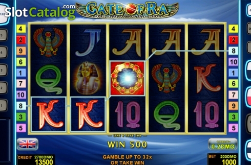 Game workflow 4. Gate Of Ra Deluxe slot
