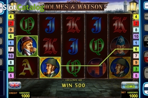 Game workflow . Holmes Watson Deluxe slot