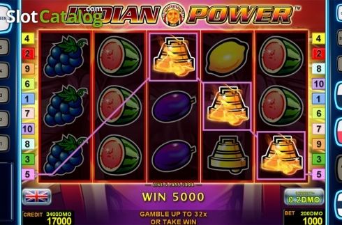 Game workflow 2. Indian Power Deluxe slot