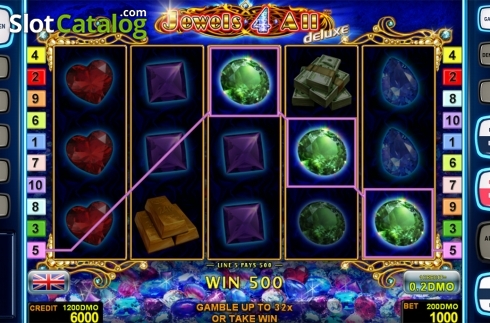 Скрин5. Jewels 4 All Deluxe слот