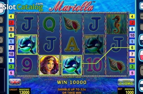 Game workflow  . Mariella Deluxe slot