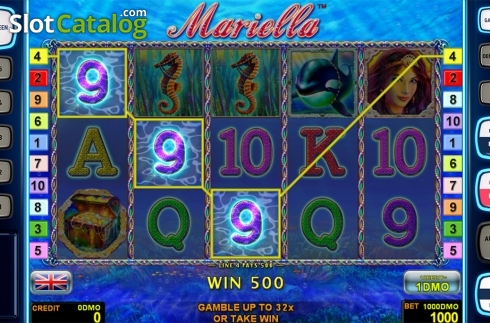 Game workflow  2. Mariella Deluxe slot