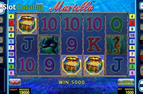 Game workflow  3. Mariella Deluxe slot