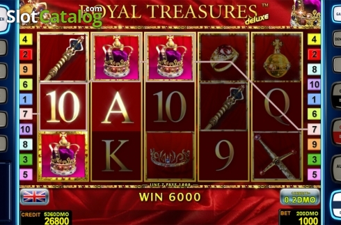 Bildschirm4. Royal Treasures Deluxe slot