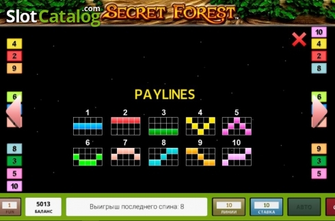 Ekran6. Secret Forest yuvası