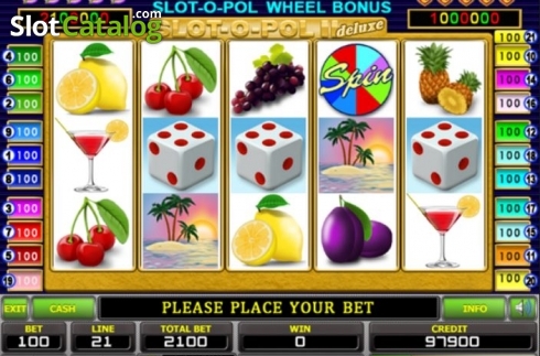 画面2. Slot-o-pol Deluxe カジノスロット