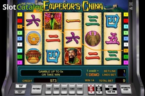 Game workflow . Emperor's China slot