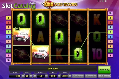 Schermo5. The Real King Gold Records slot
