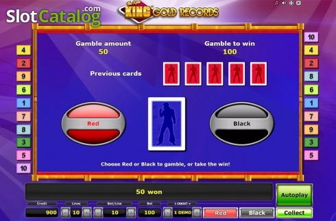 Gamble game . The Real King Gold Records slot