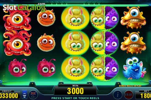 Game workflow 3. Monstream slot