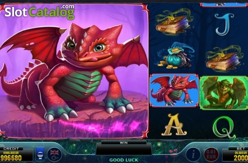 Bildschirm4. Merlin and his Magical Creatures slot