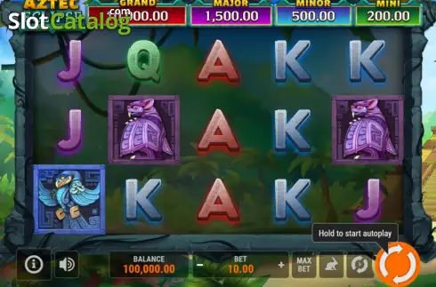 Schermo2. Aztec Eclipse Hold and Win slot