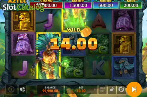 Schermo3. Aztec Eclipse Hold and Win slot