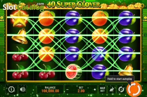 Schermo2. 40 Super Clover slot