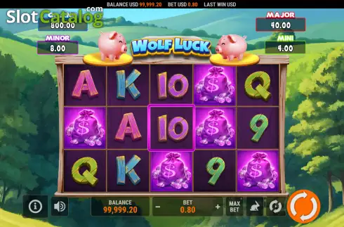 Skärmdump2. Wolf Luck slot