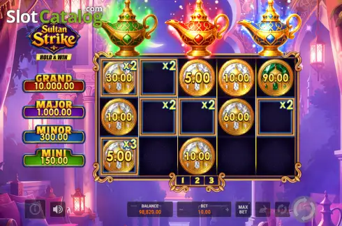 Ecran3. Sultan Strike: Hold & Win slot